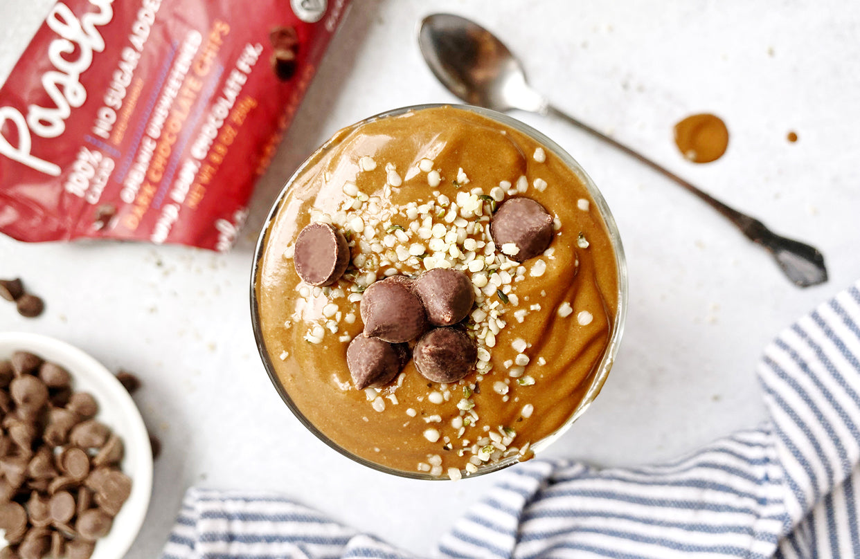 Make this Quick and Easy Vegan Chocolate Smoothie Today! - Pascha Chocolate Co