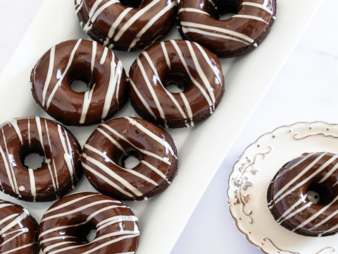 Decadent Vegan & Gluten-Free Chocolate Donuts