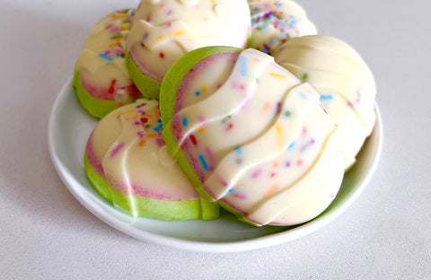 Vegan White Chocolate Easter Eggs