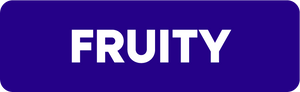 Blue button symbol with the word FRUITY in white
