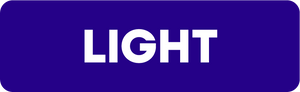 Blue button symbol with the word LIGHT in white