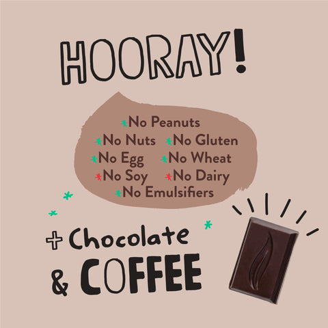 70% Cacao Organic Vegan Dark Chocolate Bar with Arabica Coffee (2.8 oz) (SINGLE BAR)