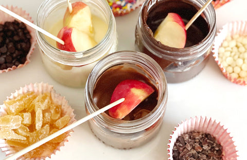 Apple Chocolate Dipping Bar