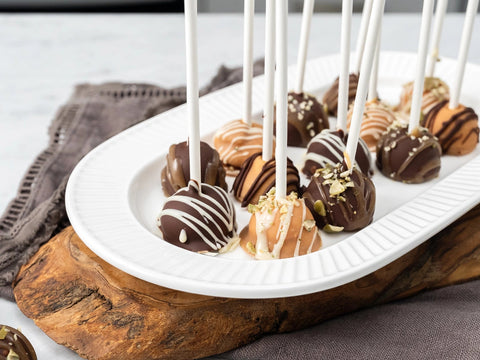 Chocolate & Caramel Apple Bites