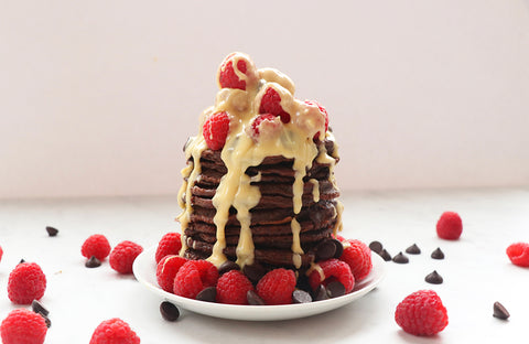 Banana Chocolate Pancakes