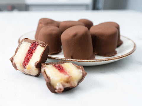 No Bake Chocolate Banana Candy Bites
