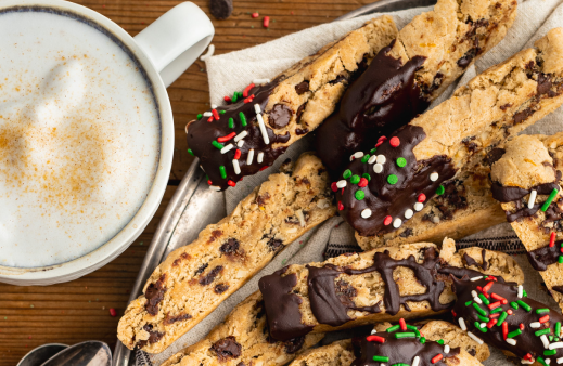 Almond and Chocolate Chip Biscotti