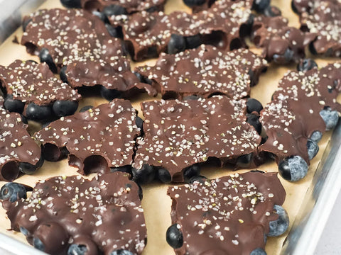 Chocolate Blueberry Bark