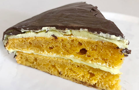 Vegan Boston Cream Cake