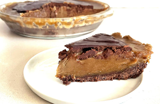 Vegan Buckeye Pie with Pascha Chocolate