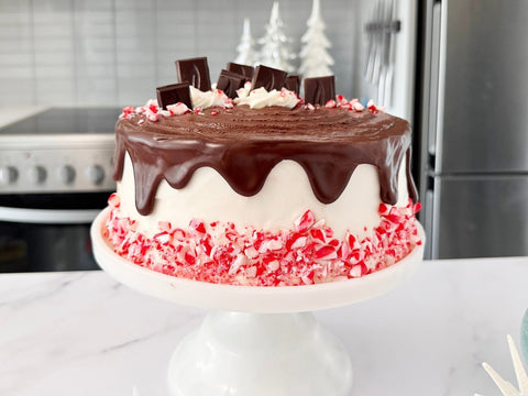 Candy Cane Cake Decoration Hack