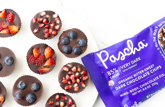 Vegan Berry Chocolate Cups