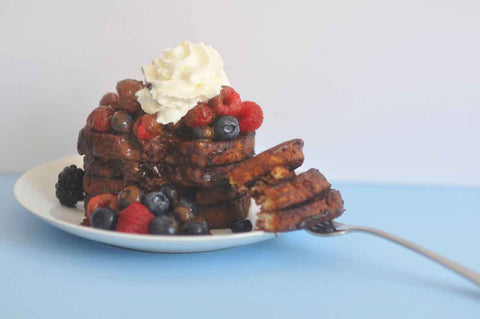 Chocolate Vegan French Toast