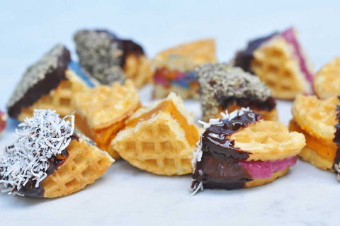 Chocolate Waffle Sandwiches