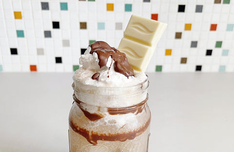 No Milk Chocolate Vanilla Cream Dirty Soda