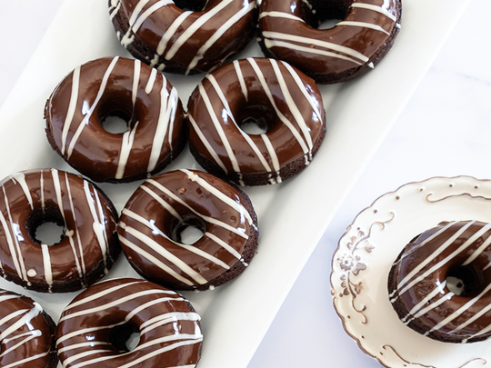 Decadent Vegan & Gluten-Free Chocolate Donuts