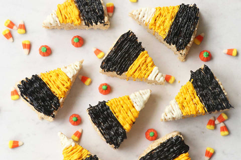 Vegan Halloween Rice Crispy Treats