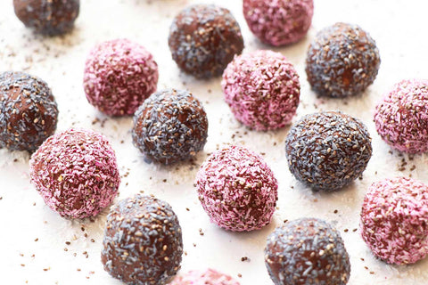 Chocolate Protein Spirulina Bites
