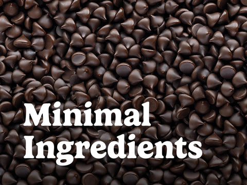 The Minimal Ingredients in Pascha's Dark Chocolate Chips