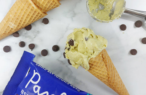 Vegan Mint Chocolate Chip Ice Cream (Dairy-Free & Gluten-Free)