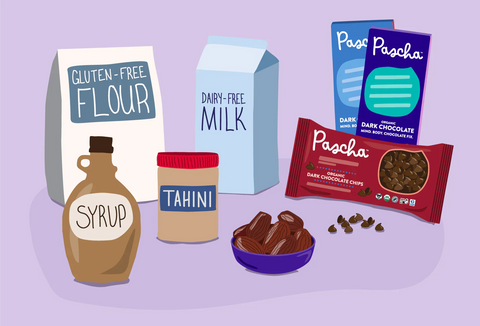 Illustration of pantry items