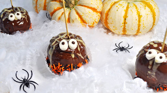 Chocolate Halloween Inspired Apples