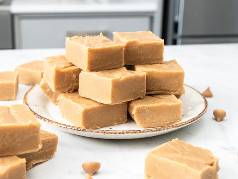 Easy Vegan Salted Caramel Fudge