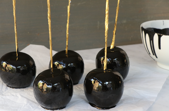 Poison Chocolate Apples for Halloween