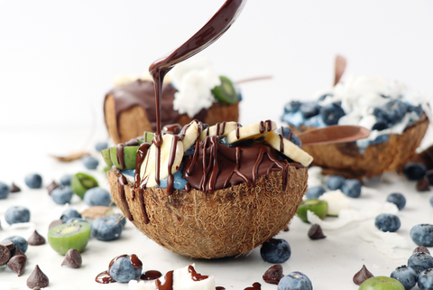 Chocolate Coconut Smoothie Bowls