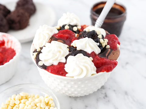 Triple Chocolate Brownie Sundae
