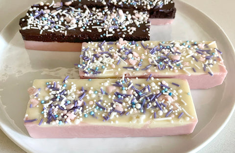 Vegan 3 Ingredient Valentine Fudge