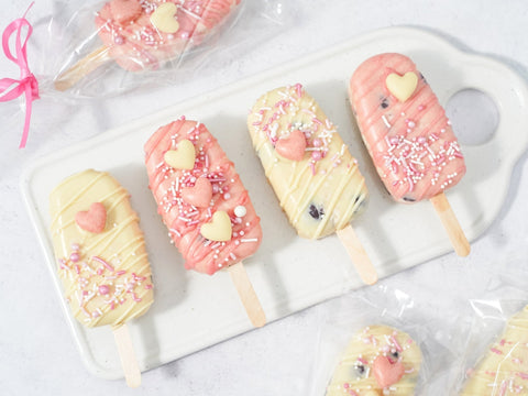 Valentine Rice Crispy Pops