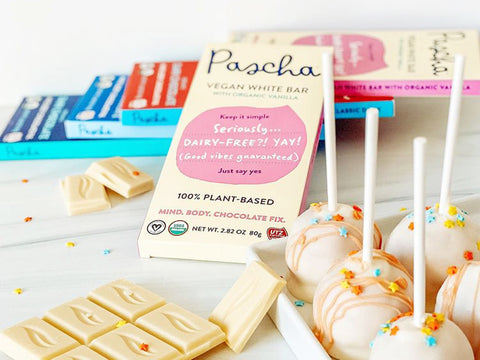 Pascha Featured in VegNews Article All About Vegan White Chocolate