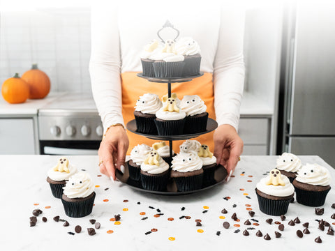 Boo-tifully Baked with Our Wickedly Delicious White & Dark Baking Chips