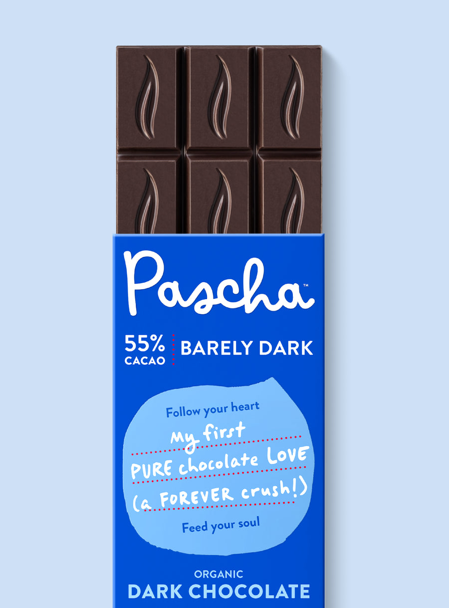 55% Cacao Organic Vegan Dark Chocolate Bar (2.8 oz)