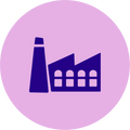 Illustration of an industrial plant