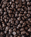 Pile of dark chocolate chips