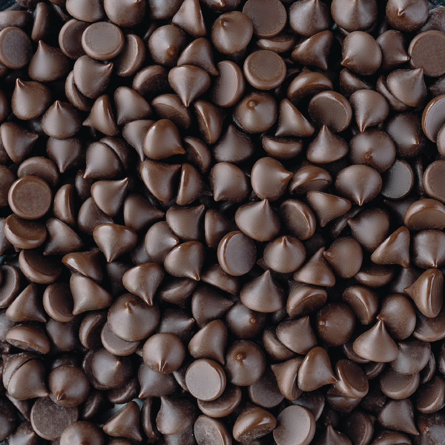 Bulk Mini Chips (10 lbs) - 55% Cacao Organic Vegan Semi-Sweet Dark Chocolate Chips (4000 ct)