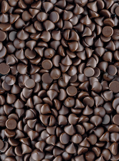 Pile of chocolate chips 