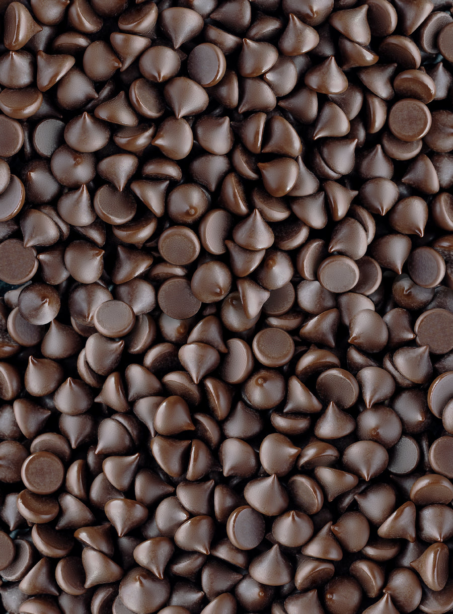 Pile of chocolate chips 