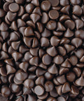 Pile of dark chocolate chips