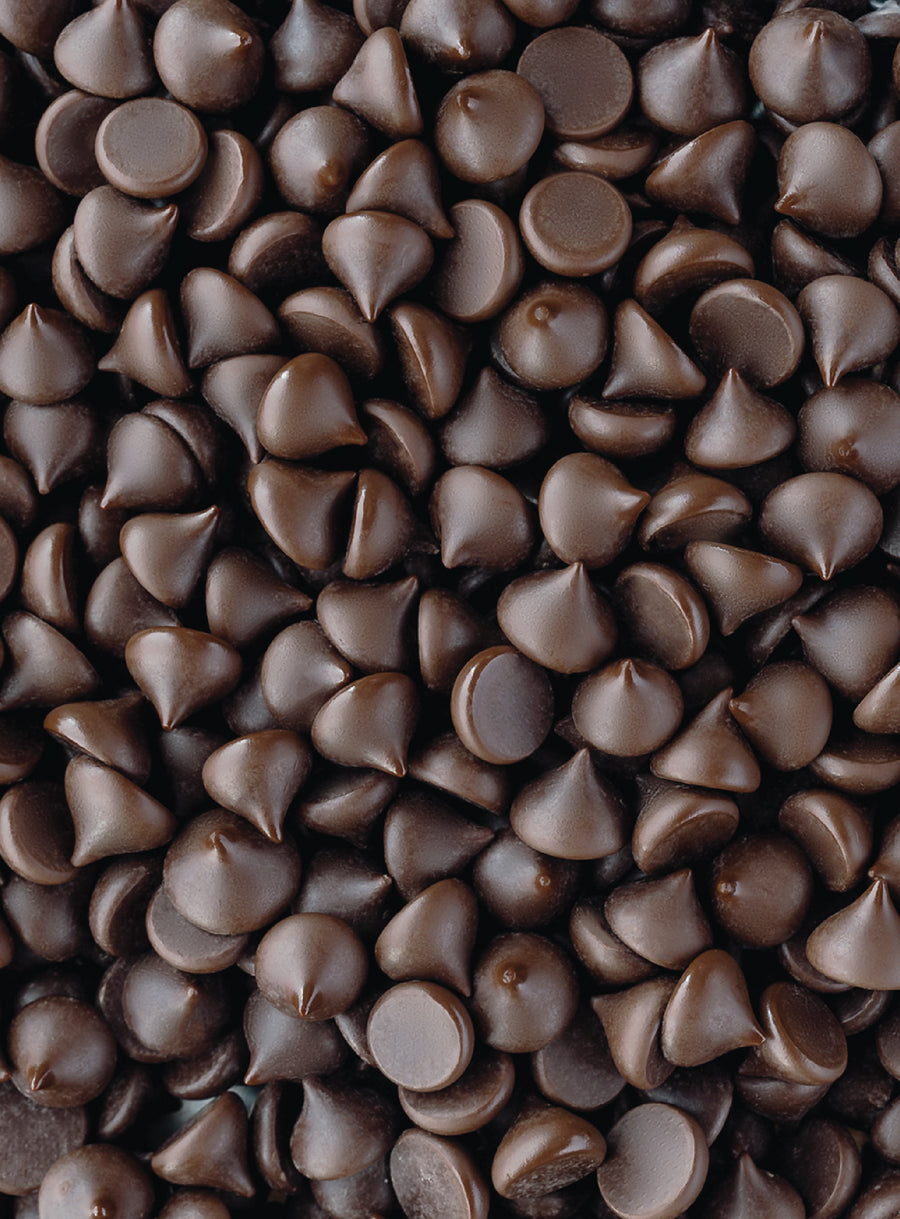 Bulk Baking Chips (10 lbs) - 55% Cacao Organic Vegan Semi-Sweet Dark Chocolate Chips (1000 ct)