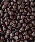 Pile of dark chocolate chips
