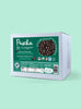 70% Chocolate Chip Bulk Box on a teal background 