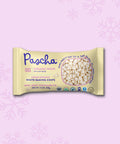 Front of Pascha Chocolate Vegan Organic White Baking Chips