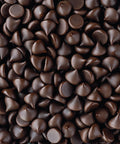 Close-up of a large number of chocolate chips