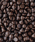 Pile of dark chocolate chips