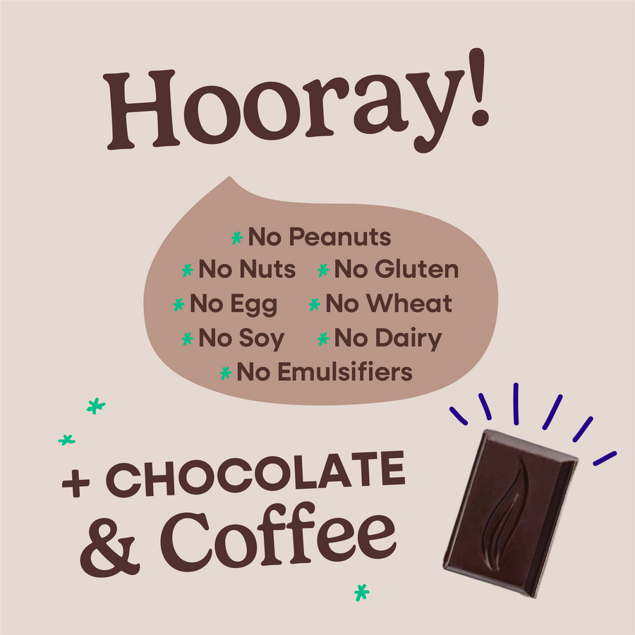 70% Cacao Organic Vegan Dark Chocolate Bar with Arabica Coffee (2.8 oz)
