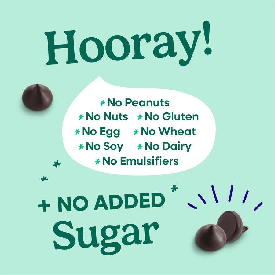 Bulk Keto Baking Chips (10 lbs) - 70% Cacao Organic Vegan Bitter-Sweet Dark Chocolate Chips with Organic Stevia (2000 ct) - Sugar Free!