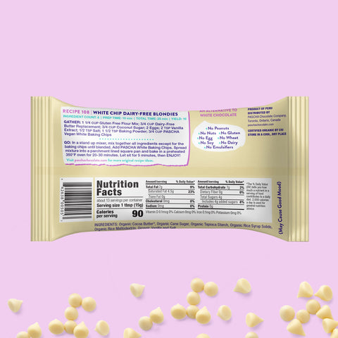 Organic Vegan White Baking Chips (7.1 oz) (SINGLE BAG)